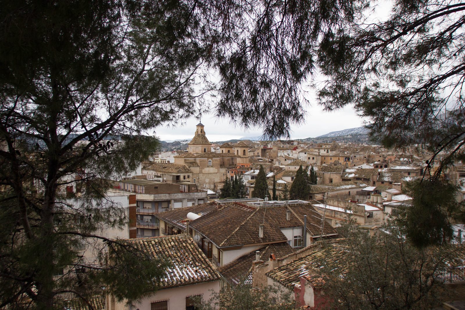 Vista de Caravaca de la Cruz desde el castillo