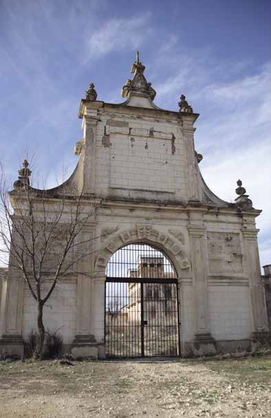 Portada del palacete
