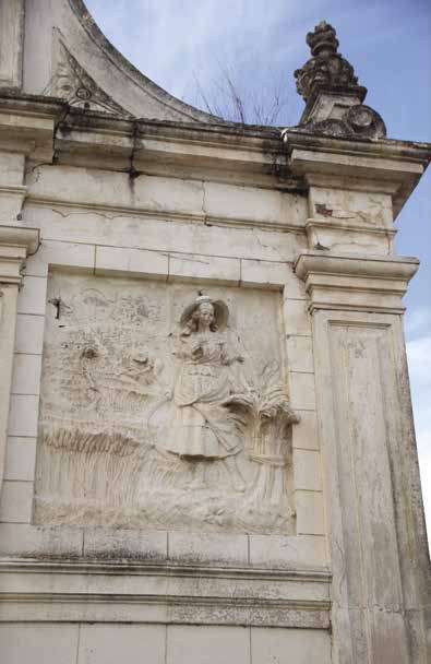 Relieve con la alegoría de la agricultura